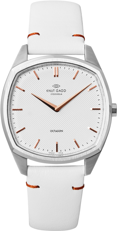 Octagon / Steel / White - Relógio Tommy Hilfiger Feminino Couro Rosa (800x800), Png Download