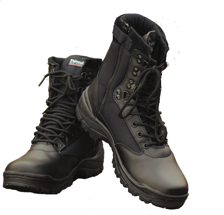 Botas Mil Tec Tactical Zip (750x750), Png Download