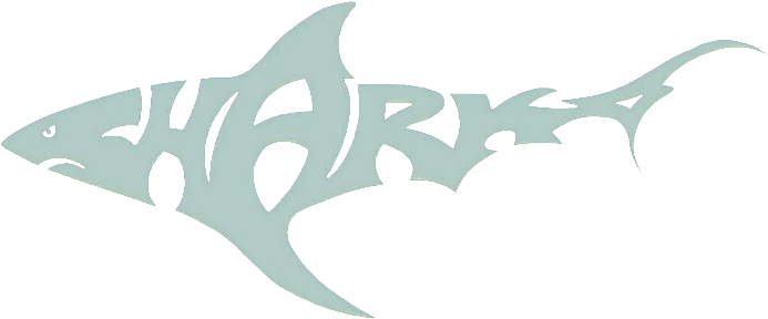 Another Example Of Text With And Image Is The Fox Racing - Metal Shark Wall Art (721x367), Png Download