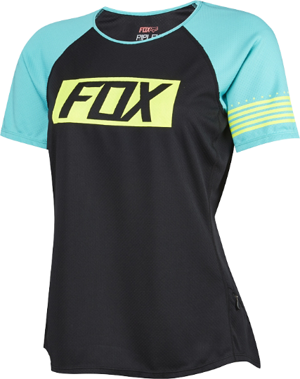 Fox Racing Women's Ripley Short Sleeve Jersey - Fox Ripley (s) (427x540), Png Download