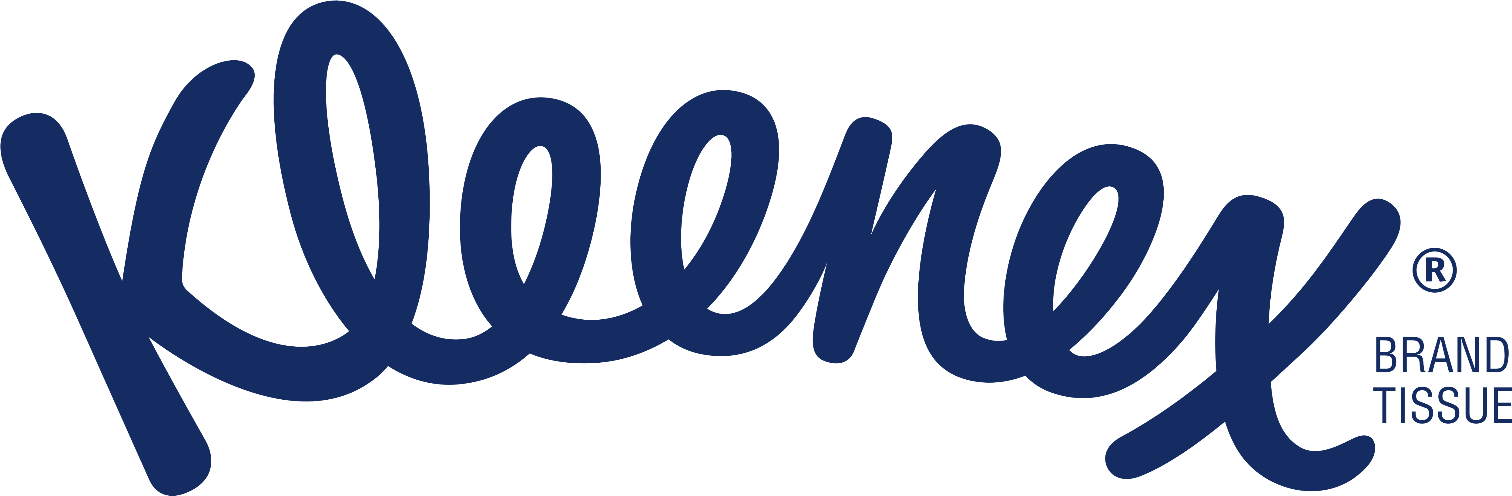 Kleenex Tissue Logo (5000x1640), Png Download