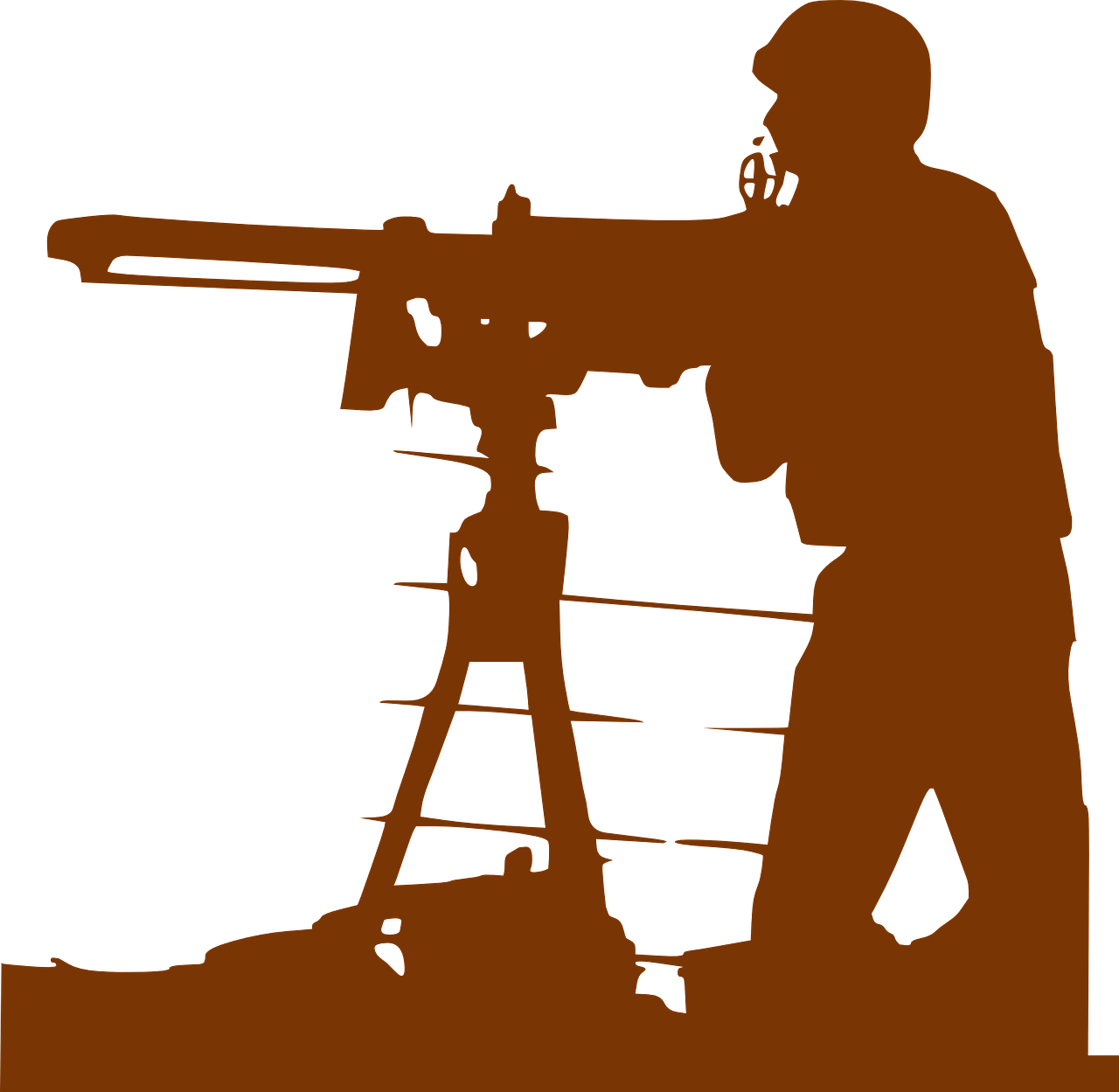 Gatling Gun,machine - Duty Clipart (500x487), Png Download