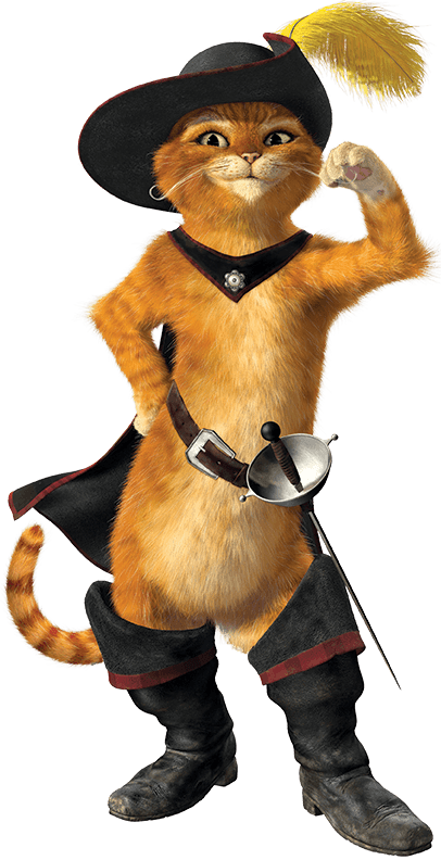 Download 'gato Con Botas Shrek 2' - Puss In Boots Png - Full Size PNG