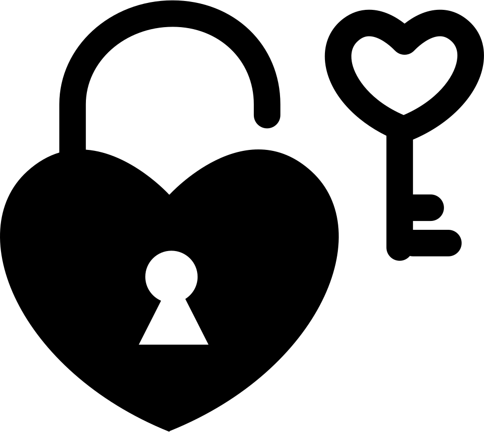 Heart Key Png Picture - Heart Lock And Key Png (980x876), Png Download