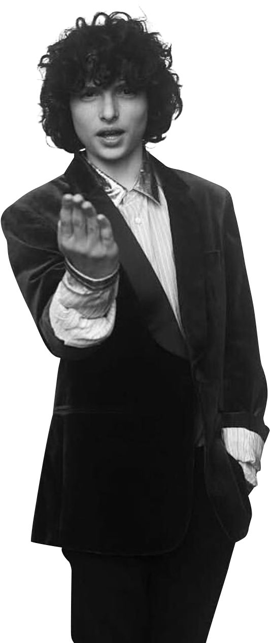 Download Finn Wolfhard Stranger Things Photoshoot Full Size PNG