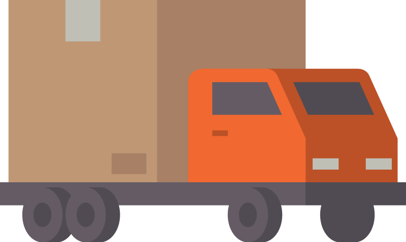 Delivery Truck Icon - Truck (800x478), Png Download