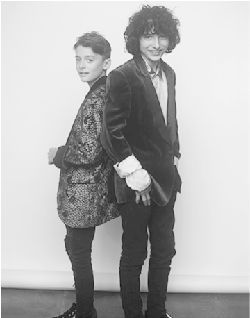 Stranger Things, Finn Wolfhard, And Noah Schnapp Image - Finn Wolfhard And Noah Schnapp (500x457), Png Download