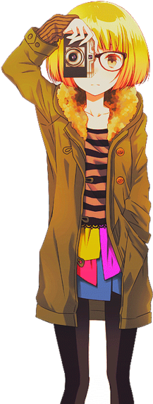 Anime Girl Render By Feary Bad Day-d5sdcia - Anime (400x581), Png Download