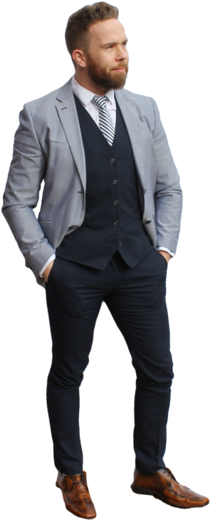 Http - //sjnewlife - - Mens Leather Pants In Office (328x750), Png Download