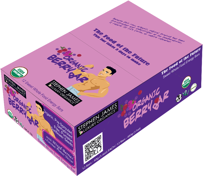 Sjo Energy Bar Pop Packaging V1 - Carton (800x800), Png Download