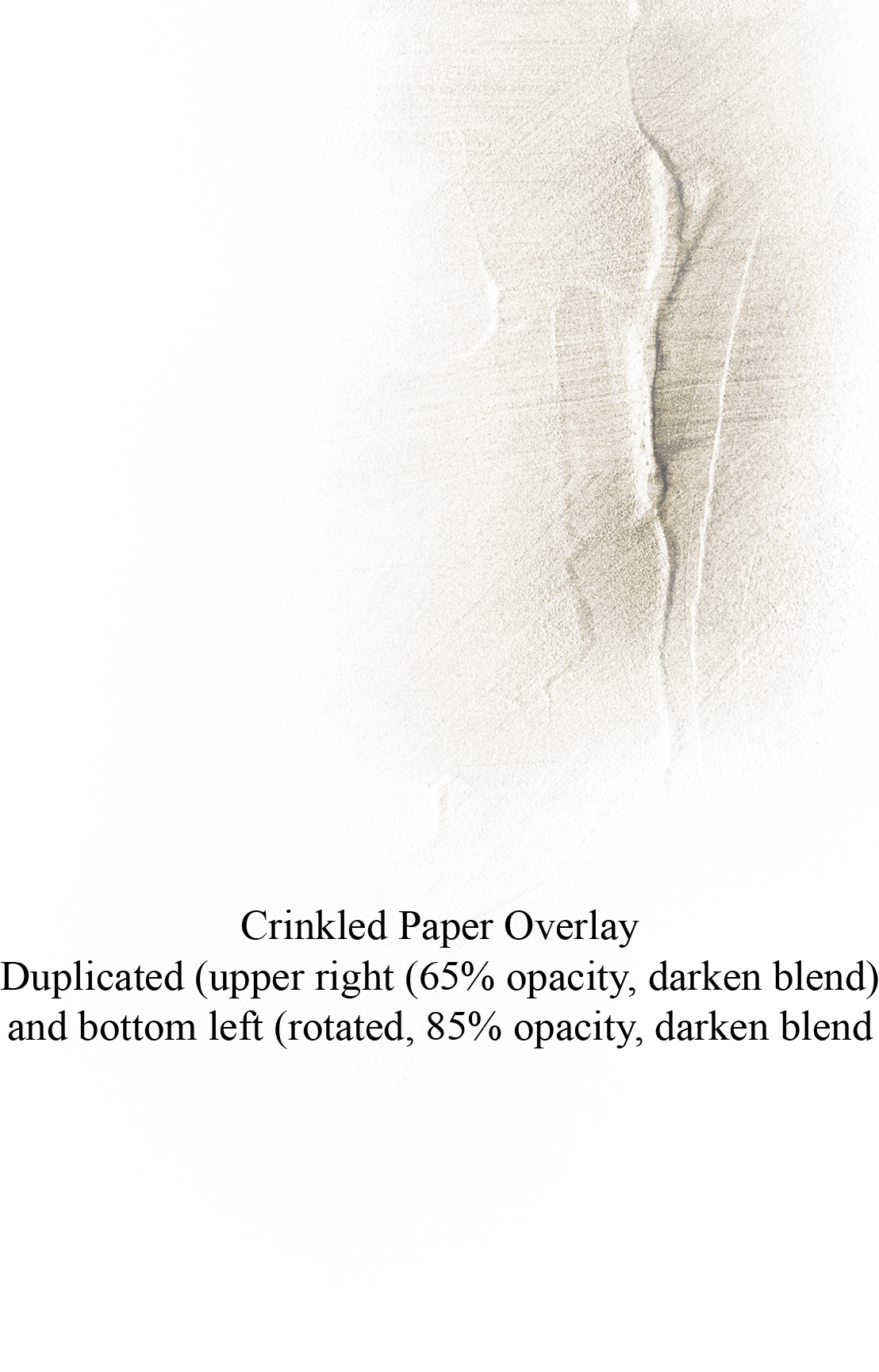 Crinkled-paper (1108x1730), Png Download