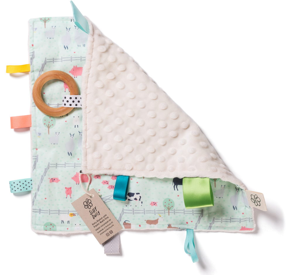 Binky Blanket With Organic Maple Ring - Blanket (1200x1200), Png Download
