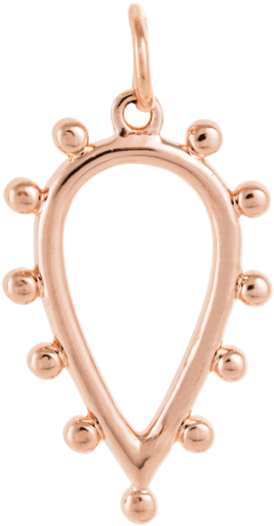 Teardrop Outline Image - Locket (939x1024), Png Download