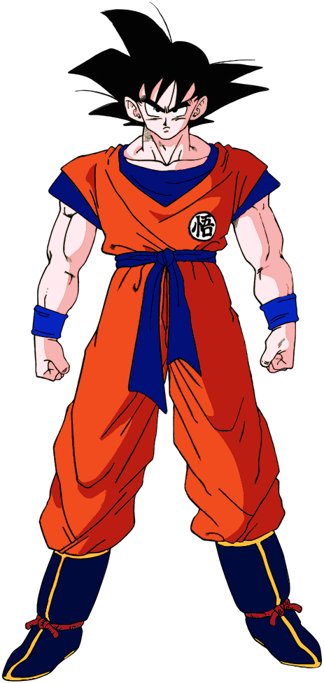 Have The Ability Sturdy, Allowing Him To Survive The - Dragon Ball Z Goku Normal (666x1000), Png Download