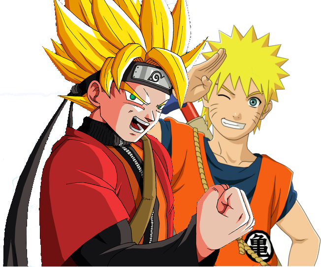 Goku - Goku Naruto (652x542), Png Download