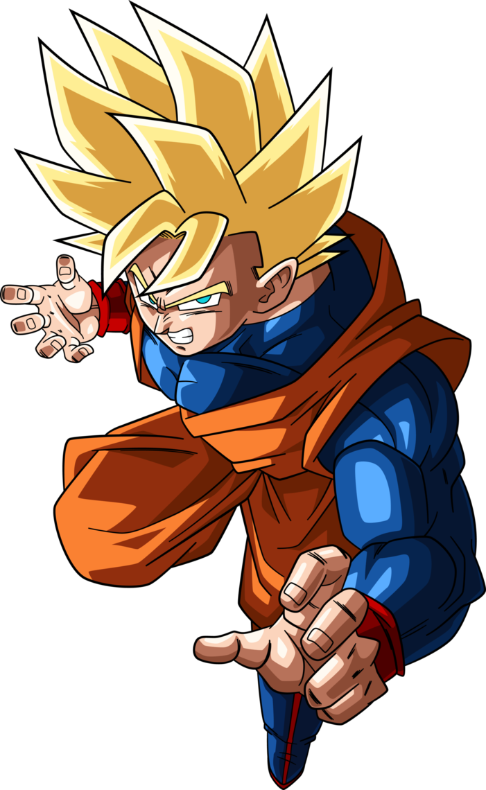 Teen Rayzor Goku Palette Rayzorblade Marvel Comics - Goku (701x1140), Png Download