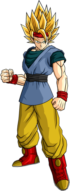 Dragon Ball Goku Jr Adult (500x667), Png Download