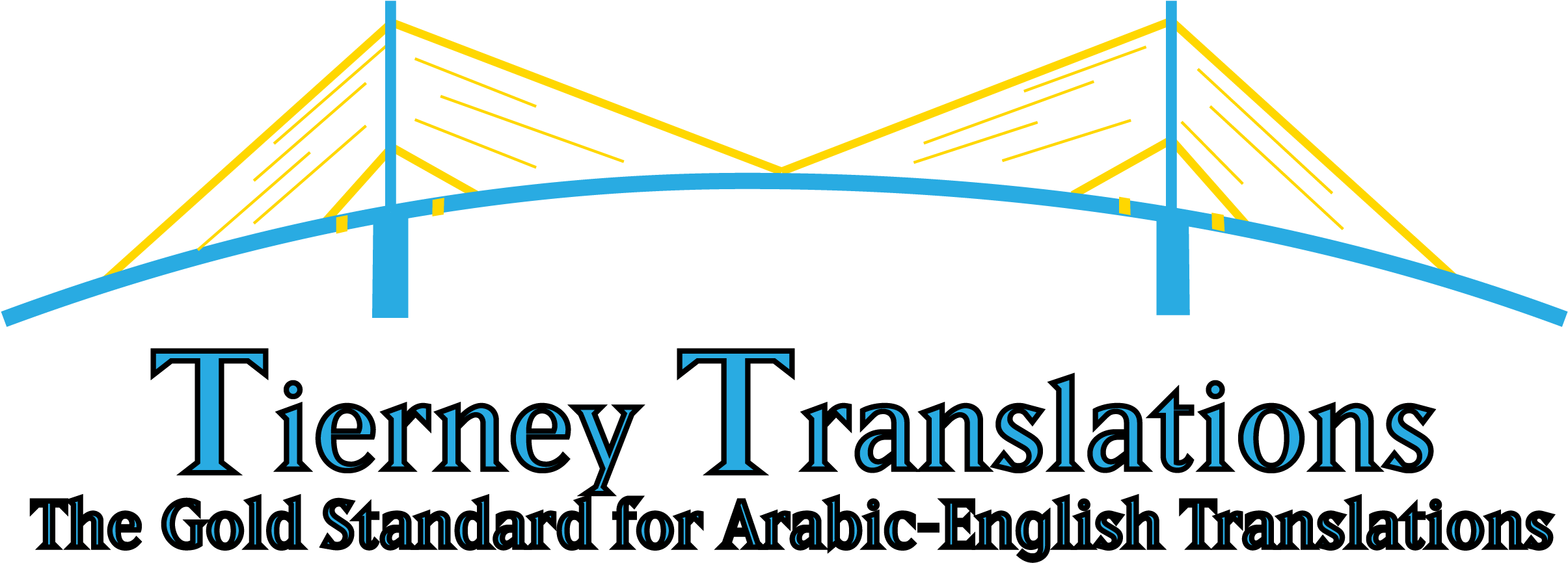 Cropped Tierney Translations Logo 4 Curve Text Fat - Diagram (2574x934), Png Download