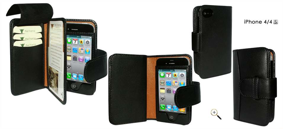 Iphone 4s Ubrique Leather Model Wallet Type Cowskin - Iphone Apple 4s Wallet (985x454), Png Download