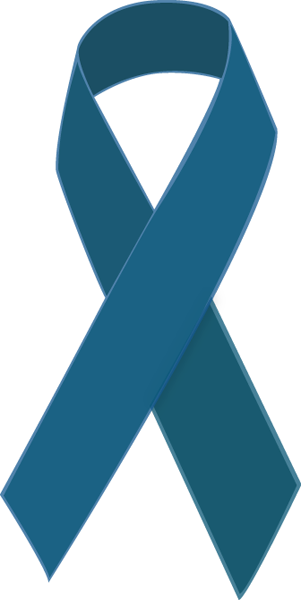 Ovarian Cancer Ribbon Clip Art - Awareness Ribbon (301x600), Png Download