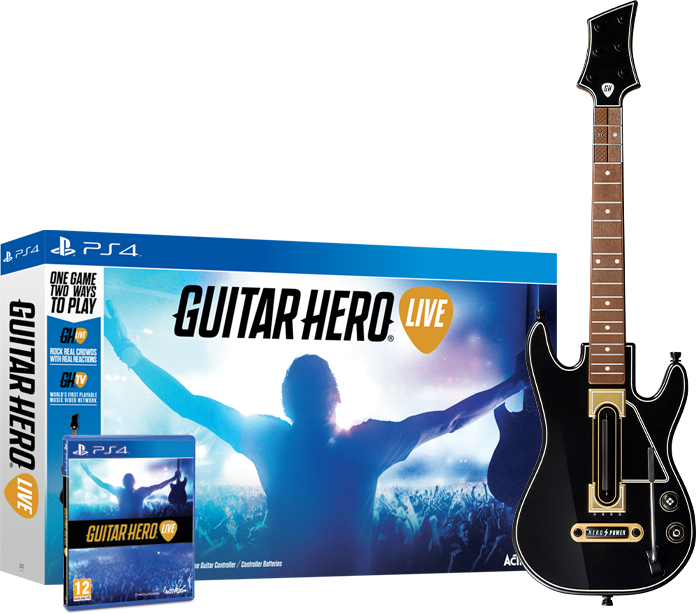 Guitar Hero Live - Guitar Hero Live [ps3 Game] (696x614), Png Download