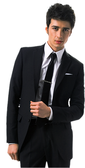 Download - Men In Black Suit Png (308x542), Png Download