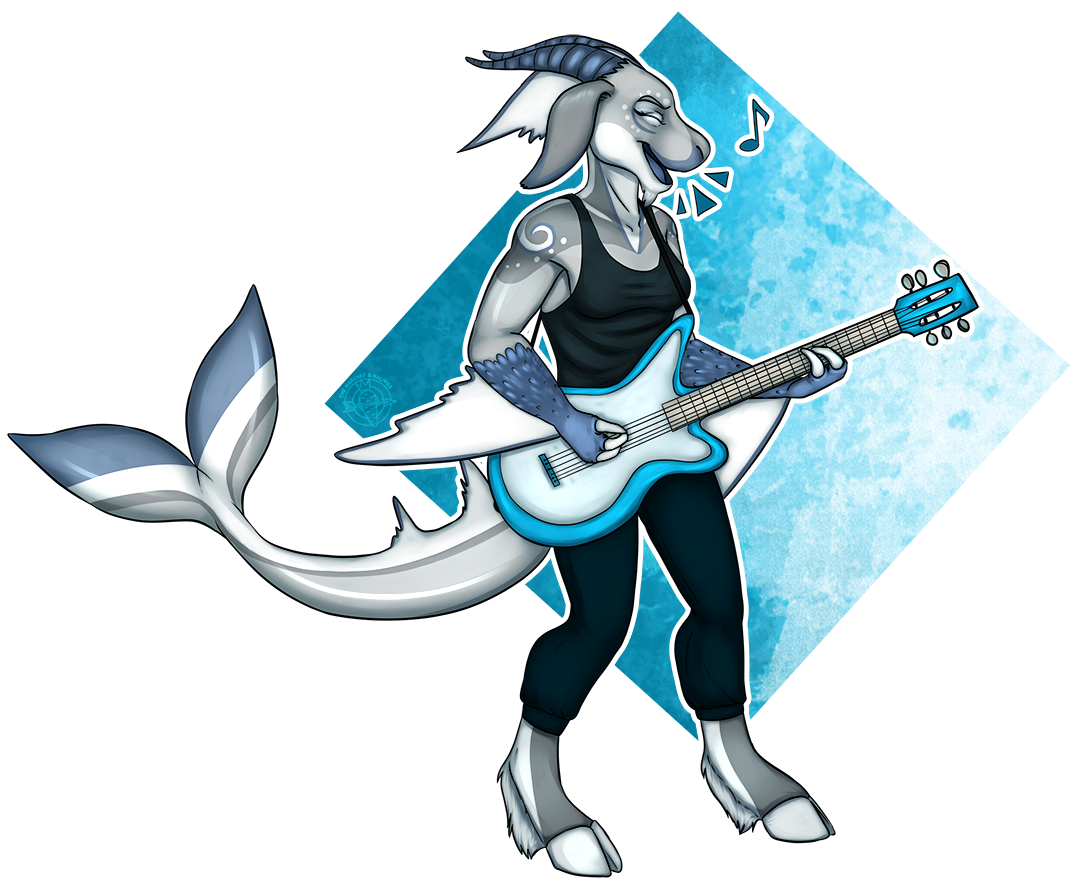 [ Ych Auction Finished ] Guitar Hero 1/3 - Illustration (1200x1056), Png Download