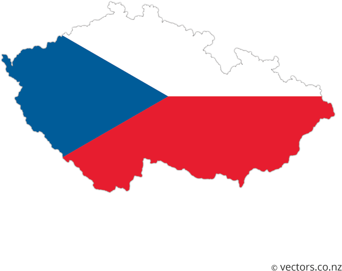 Flag Vector - Czech Republic Country Flag (700x700), Png Download