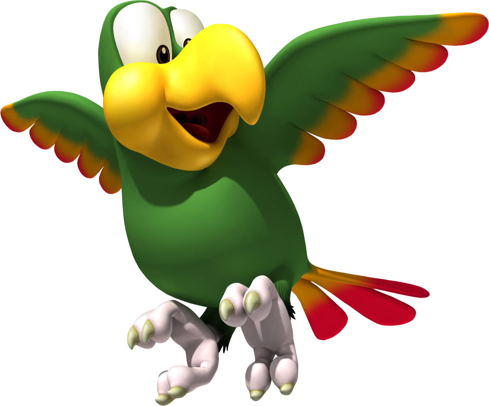 Donkey Kong Country Returns - Donkey Kong Country Squawks (1601x1328), Png Download