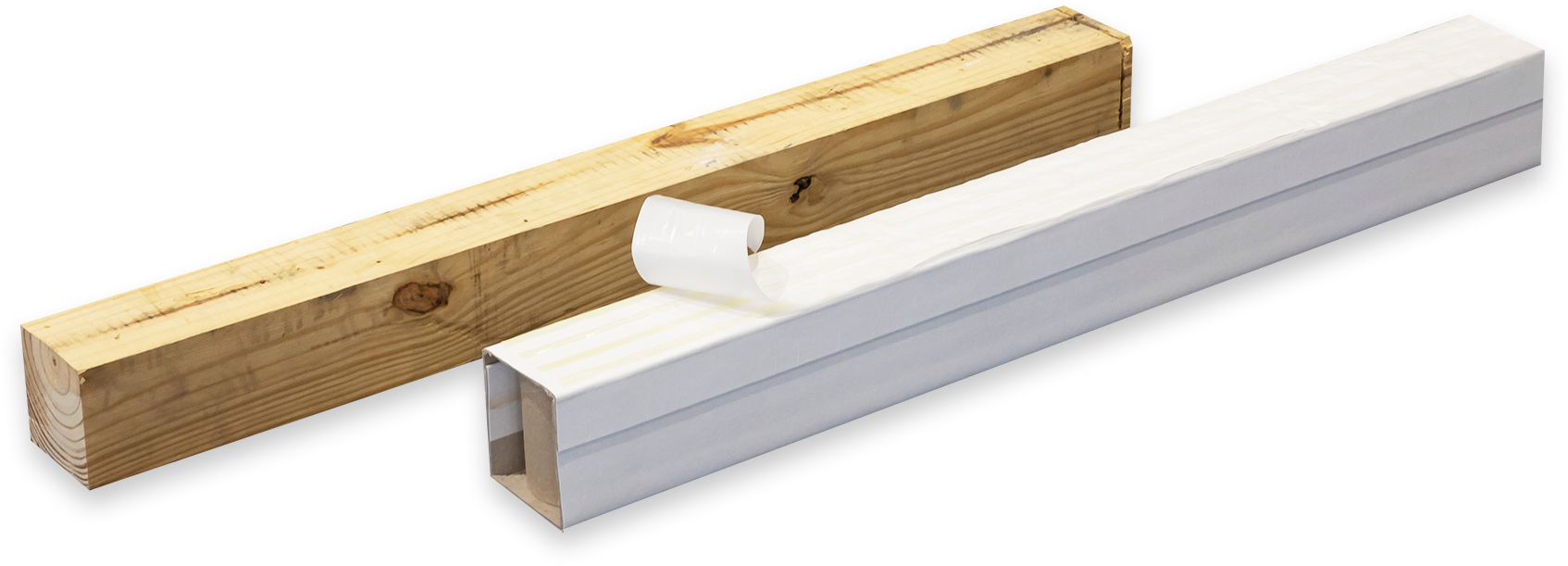 Self-adhesive Lightweight Skids - Lumber (1694x611), Png Download