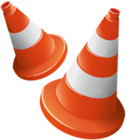 Construction Cone Vector Free Png Image - Конусы Пнг (600x571), Png Download
