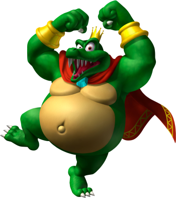 Preview Art - Donkey Kong King K Rool (350x393), Png Download
