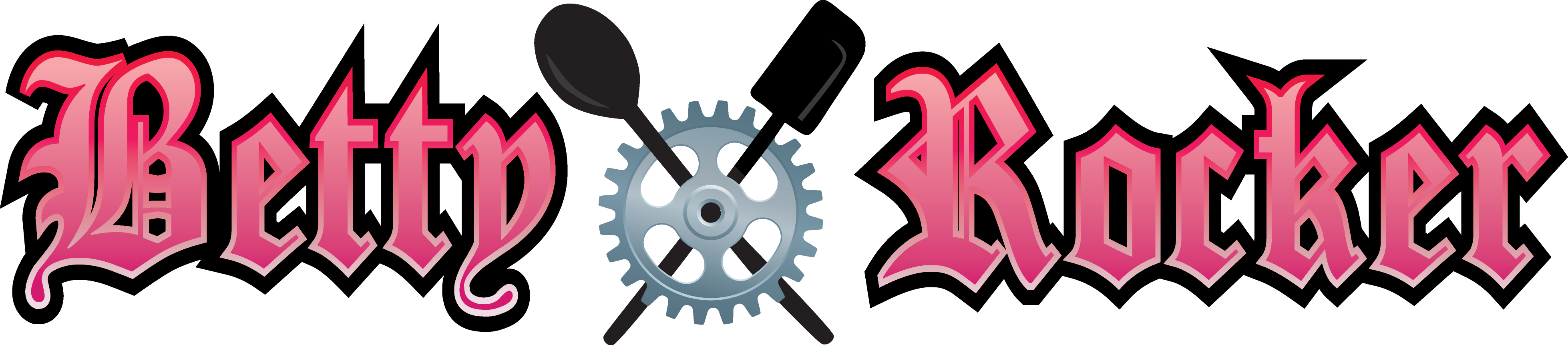Betty Rocker Logo (3916x862), Png Download