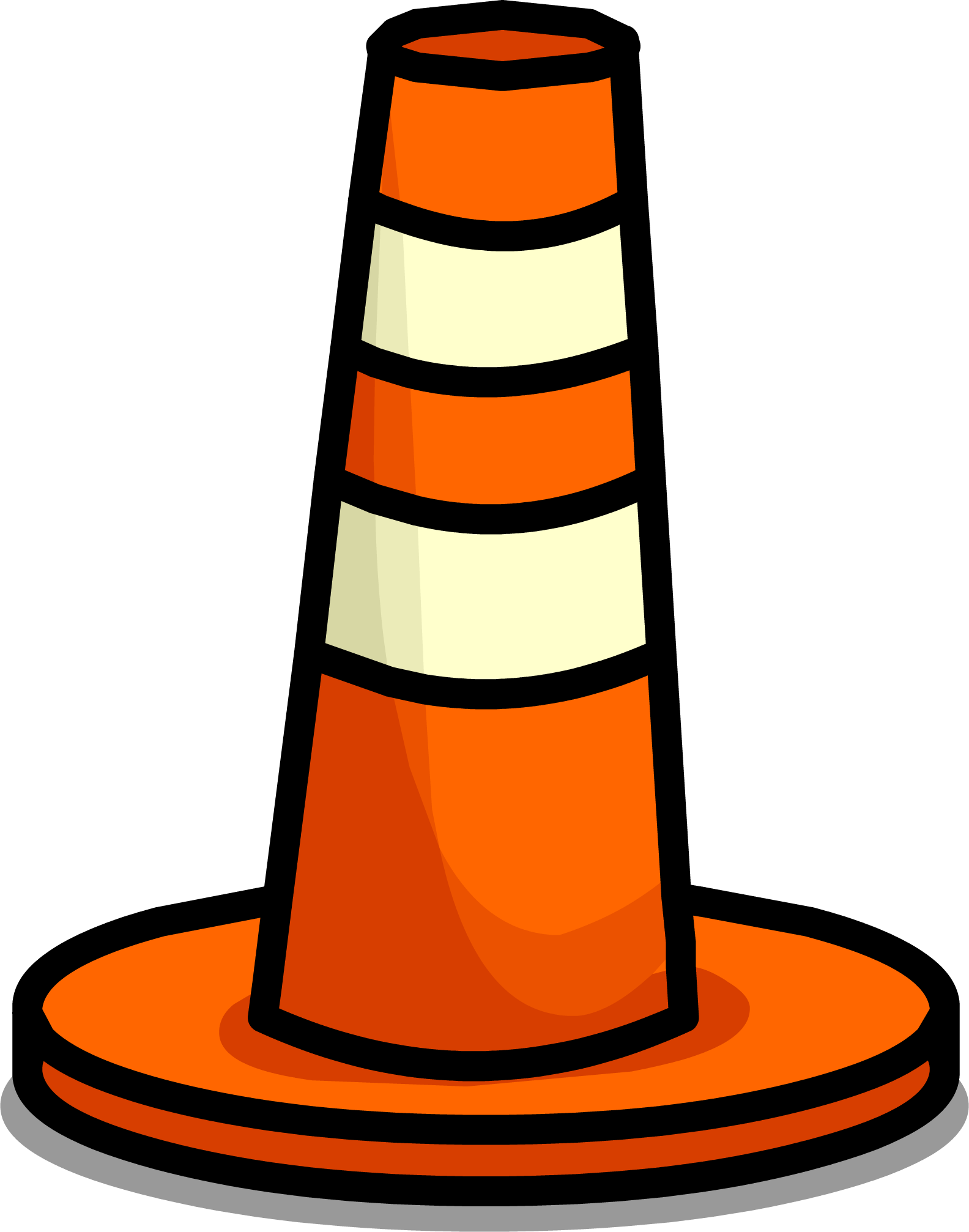 Construction Pylon Sprite 001 - Conos De Construccion Png (1584x2014), Png Download