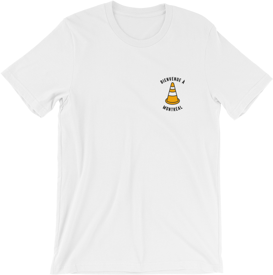 T Shirt Cône Orange - T-shirt (1000x1000), Png Download