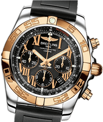 Sell Your Breitling Chronomat 44 Cb0110 Watches - Breitling Men Watches : Automatic Onyx Black With Gold (448x426), Png Download