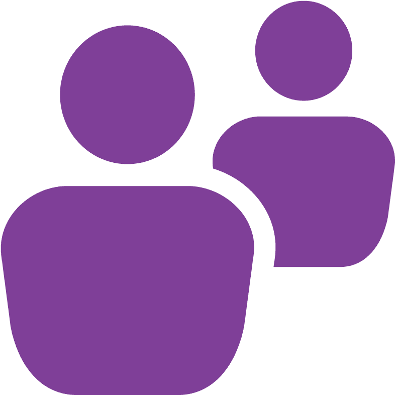 People Icon Purple (1042x1042), Png Download