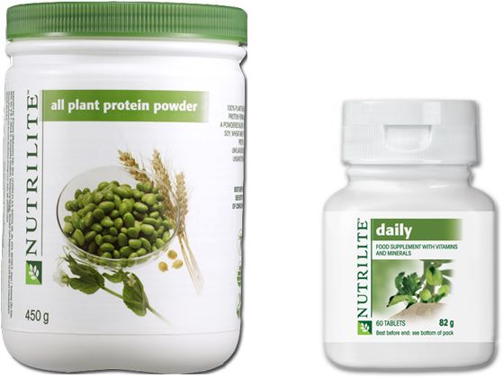Nutrilite Vitamins & Food Supplement - Nutrilite All Plant Protein Powder 450g 15.87 Oz Soy (800x500), Png Download