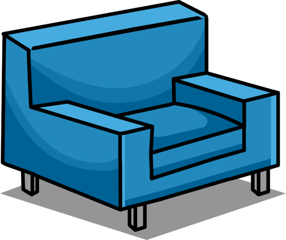 Modern Chair Sprite 008 - Chair (571x480), Png Download