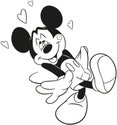 Mickey Mouse Innamorato (518x518), Png Download