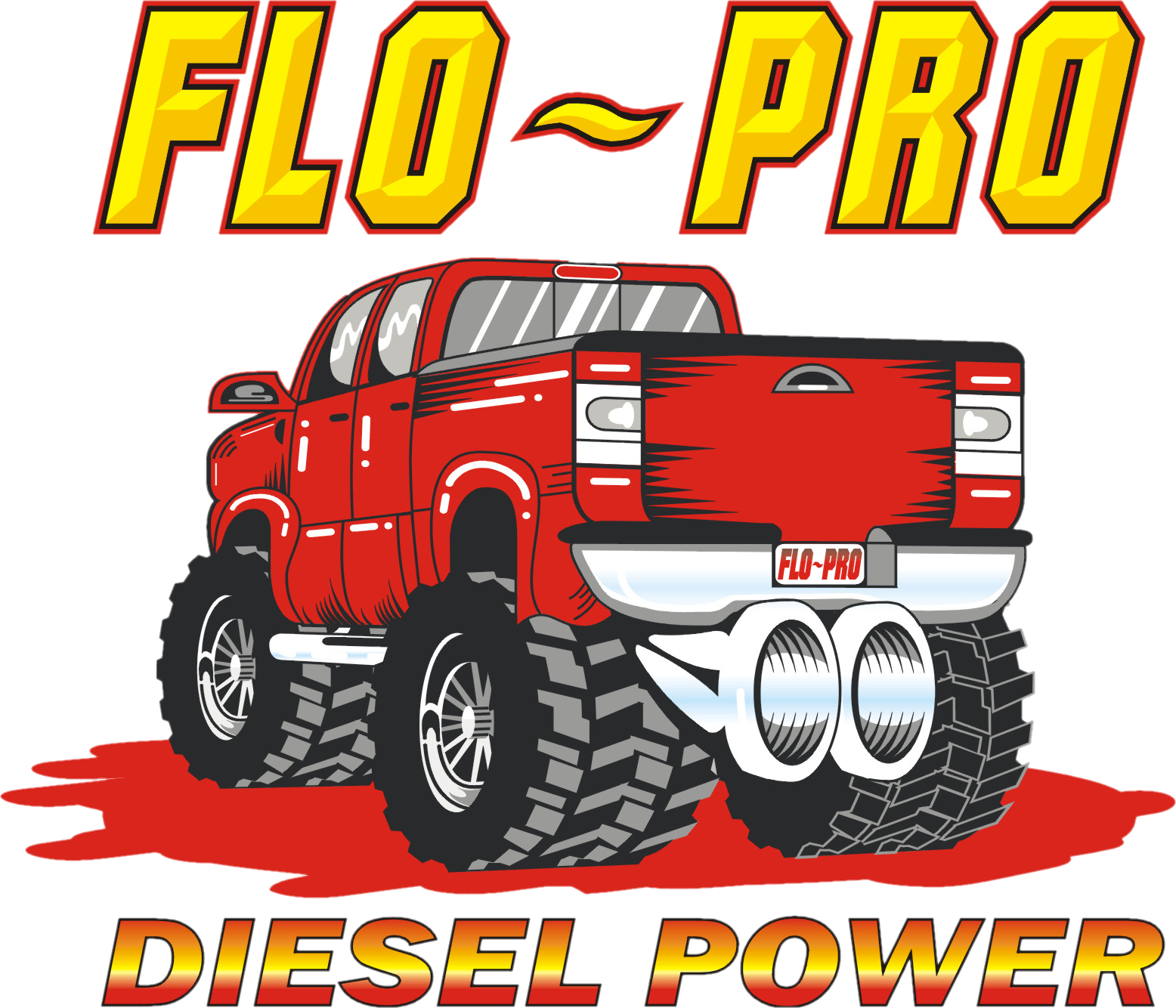 Ford Clipart Cummins Truck - Flo Pro (1556x1334), Png Download