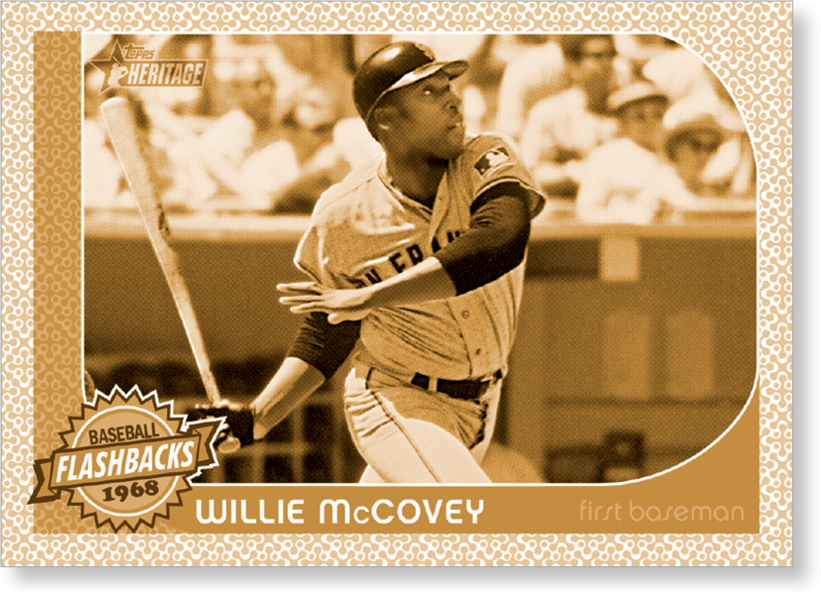 Willie Mccovey 2017 Topps Heritage Baseball Baseball - Signed Willie Mccovey Photograph - 8x10 (2000x2000), Png Download