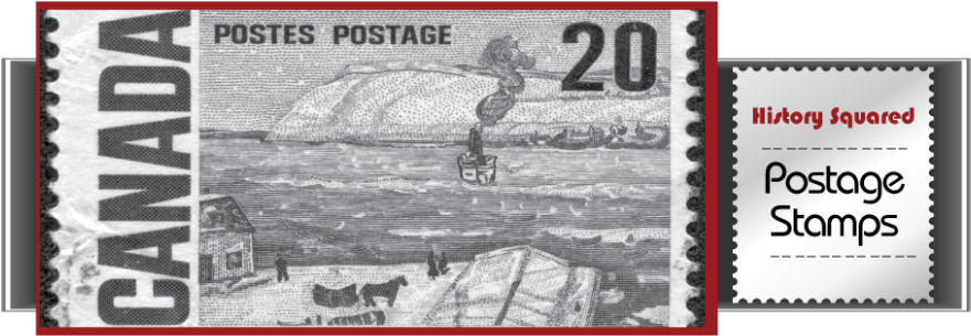 History Squared Postage Stamps - Postage Stamp (930x339), Png Download