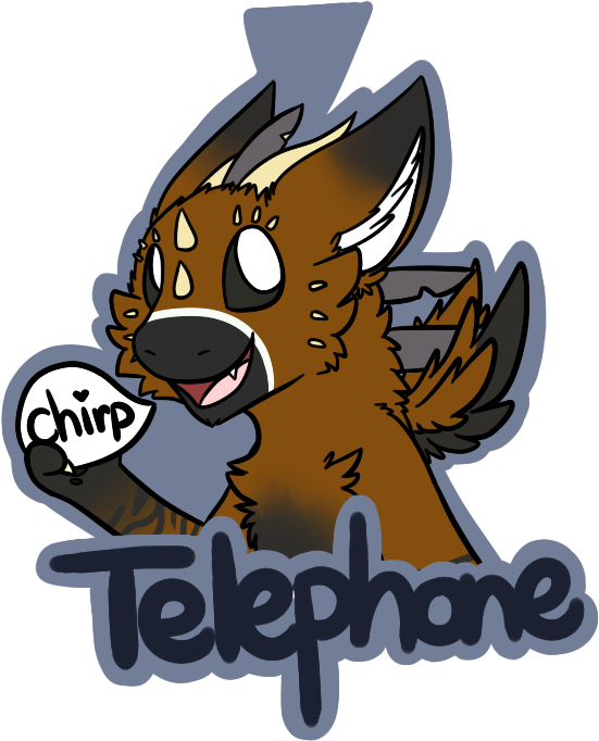 Telephone The Furry Fanart (551x682), Png Download