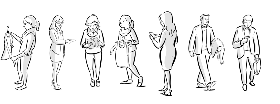 Nordstrompeople (1000x362), Png Download