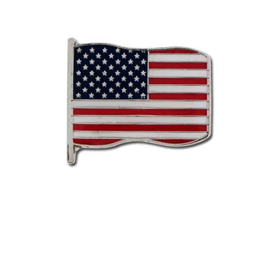 U - S - A - Small Flag Badge - Letter U With Flag (572x541), Png Download