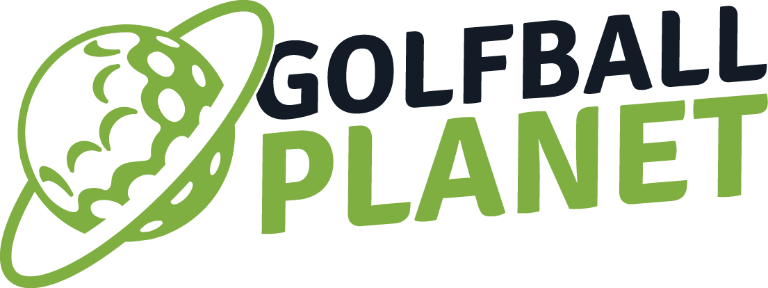 Golf Ball Planet Logo Golfball Planet - Golf Ball (1105x414), Png Download