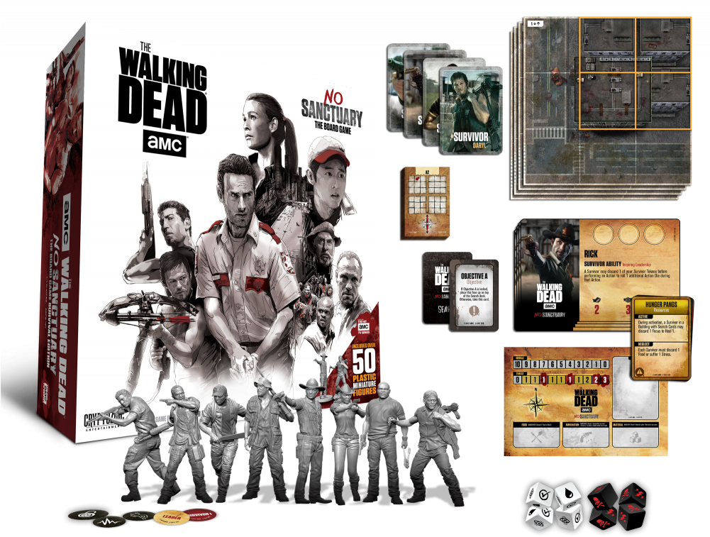 The Walking Dead - Walking Dead No Sanctuary Kickstarter Edition (1000x773), Png Download