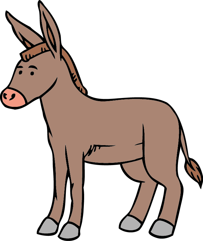 Imagen Burro (666x787), Png Download