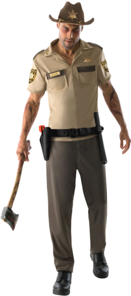 The Walking Dead Fancy Dress - Déguisement The Walking Dead (366x580), Png Download